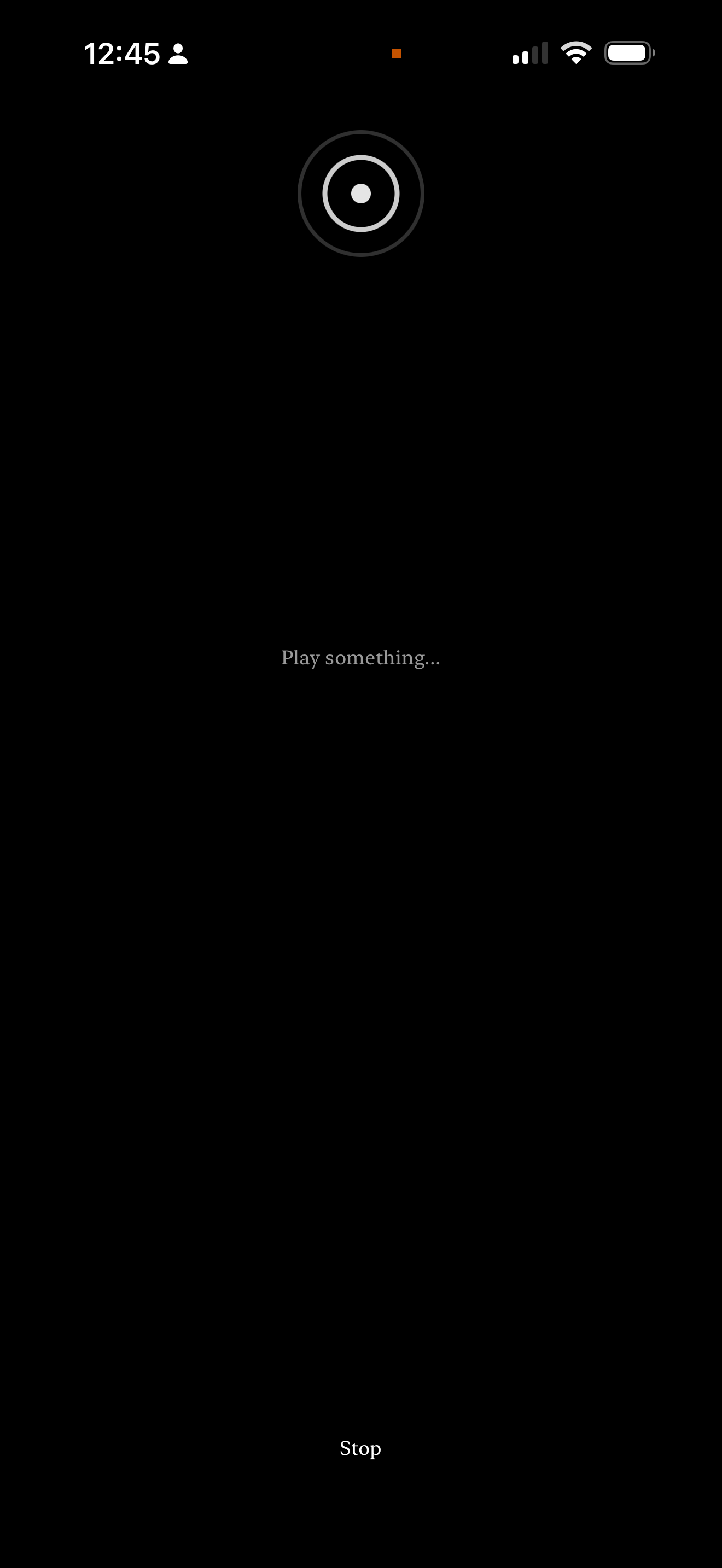 Listening mode - Play something...